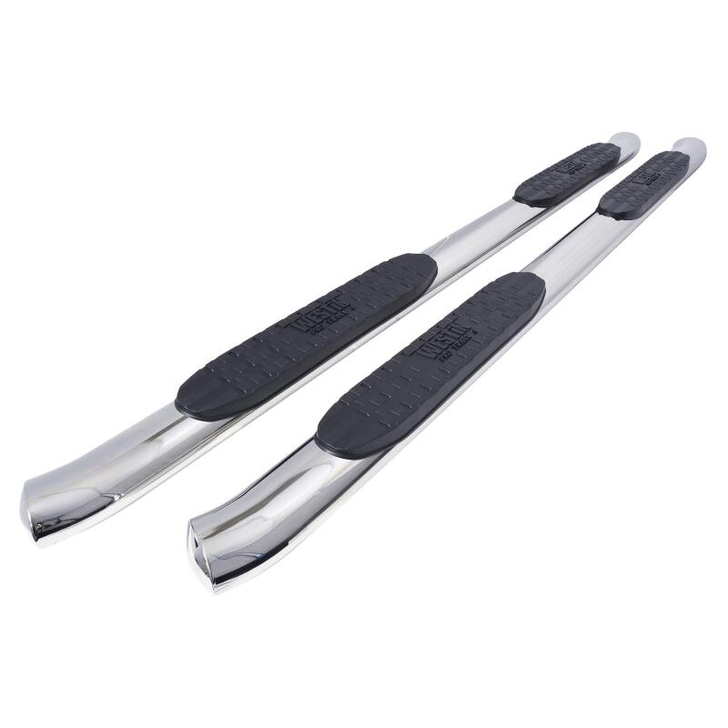 WES Nerf Bars - PRO TRAXX 4 - Westin 2005-2018 Toyota Tacoma Double Cab PRO TRAXX 4 Oval Nerf Step Bars - SS