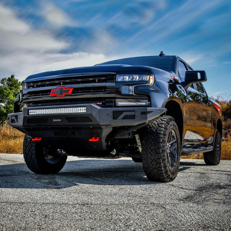 WES Pro-Mod Bumpers - Westin 19-21 Chevrolet Silverado 1500 Pro-Mod Front Bumper - Tex. Blk