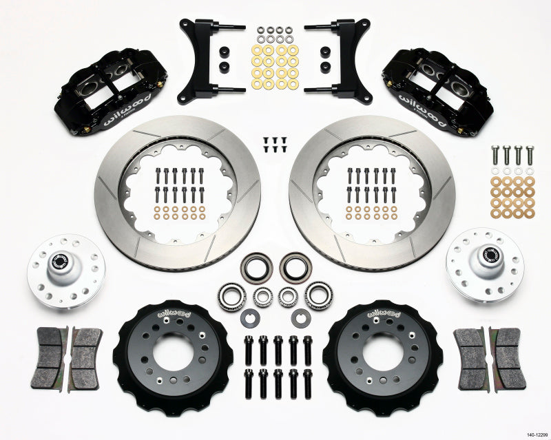 WIL Superlite Brake Kit - Wilwood Narrow Superlite 6R Front Hub Kit 14.00in 79-87 GM G Body