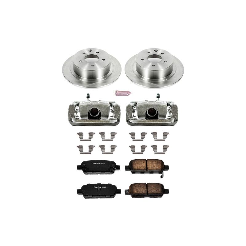 PSB Autospecialty Kit w/Cals - Power Stop 10-12 Nissan Altima Rear Autospecialty Brake Kit w/Calipers