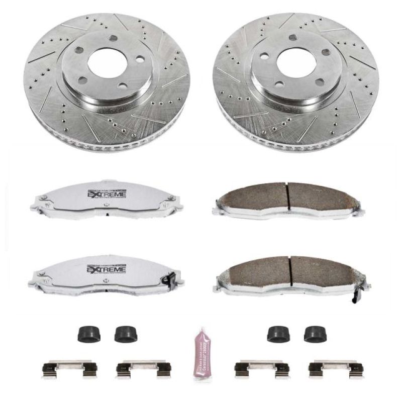 PSB Z26 Street Warrior Kit - Power Stop 98-02 Chevrolet Camaro Front Z26 Street Warrior Brake Kit