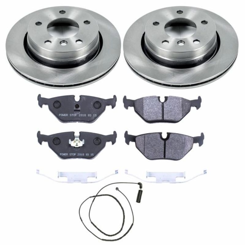 PSB Track Day Kit - Power Stop 2000 BMW 323Ci Rear Track Day Brake Kit