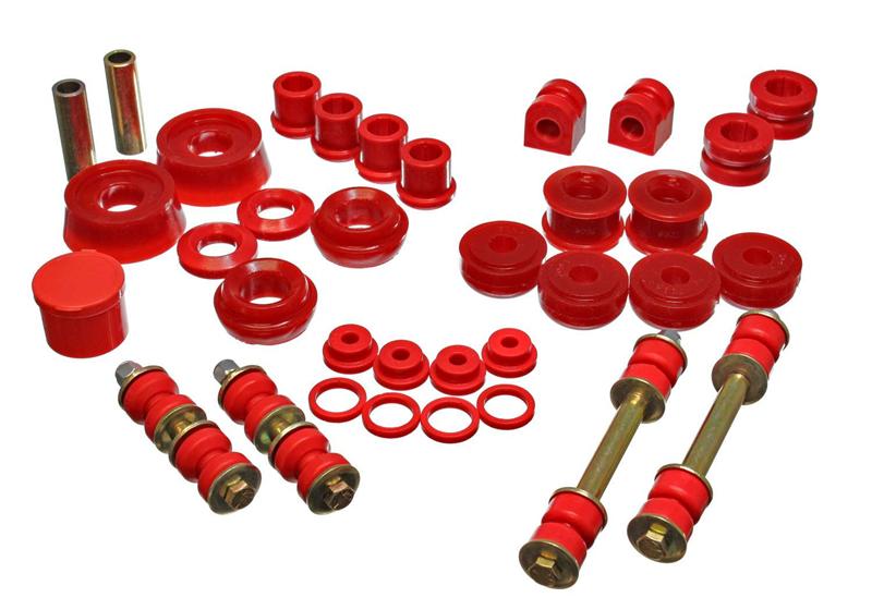 ES Hyper-Flex Sets - Red - Energy Suspension 03-05 Dodge SRT-4 FWD Red Hyper-flex Master Bushing Set