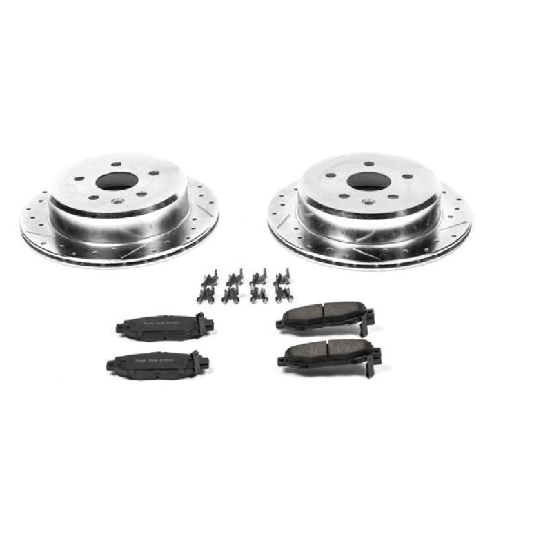 PSB Z23 Evolution Kit - Power Stop 92-98 Lexus SC300 Rear Z23 Evolution Sport Brake Kit
