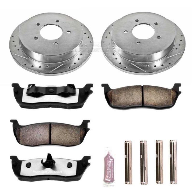PSB Z36 Truck & Tow Kit - Power Stop 97-00 Ford Expedition Rear Z36 Truck & Tow Brake Kit