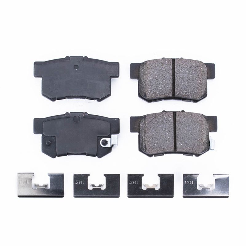 PSB Z17 Evolution Brake Pads - Power Stop 01-03 Acura CL Rear Z17 Evolution Ceramic Brake Pads w/Hardware