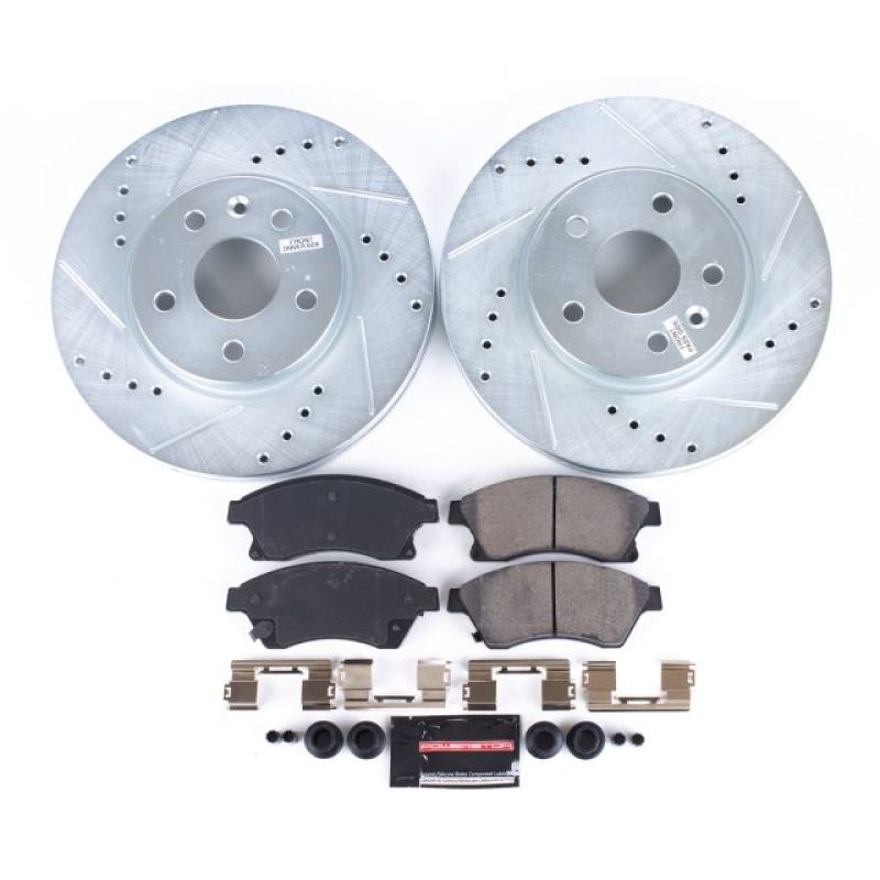 PSB Z23 Evolution Kit - Power Stop 11-15 Chevrolet Cruze Front Z23 Evolution Sport Brake Kit