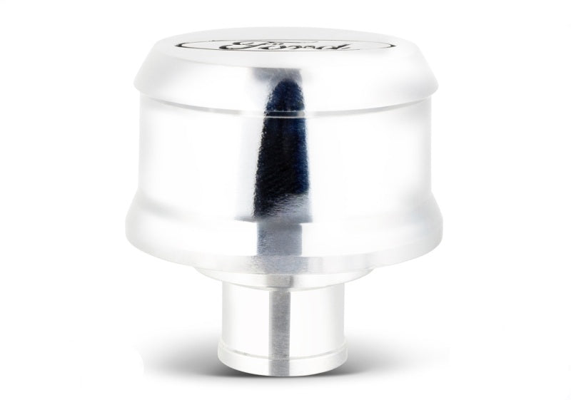 FR Breather Caps - Ford Racing Slant Edge Breather - Chrome