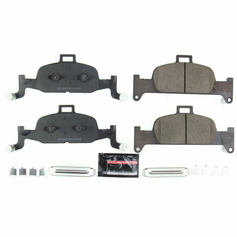 PSB Z23 Evolution Brake Pads - Power Stop 17-18 Audi A4 Front Z23 Evolution Sport Brake Pads w/Hardware