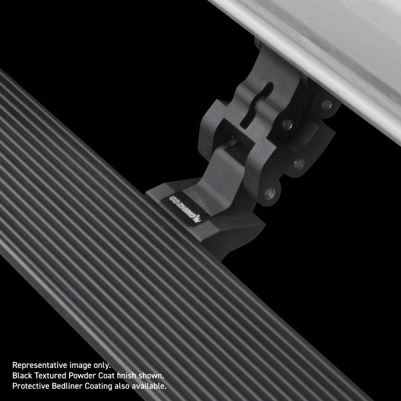 GOR RealTruck VoltStep Running Boards - Go Rhino 22-23 Toyota Tundra CrewMax Cab 4dr E-BOARD E1 Electric Running Board Kit - Bedliner Coatng