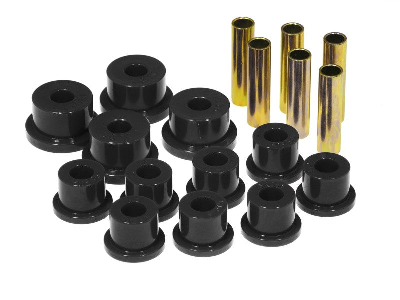 PRO Spring/Shackle Bush- Blk - Prothane Suzuki Samurai Spring & Shackle Bushings (Aftermarket Shackles) - Black