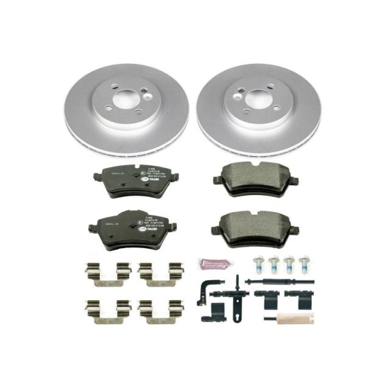 PSB Euro-Stop Kit - Power Stop 07-10 Mini Cooper Front Euro-Stop Brake Kit