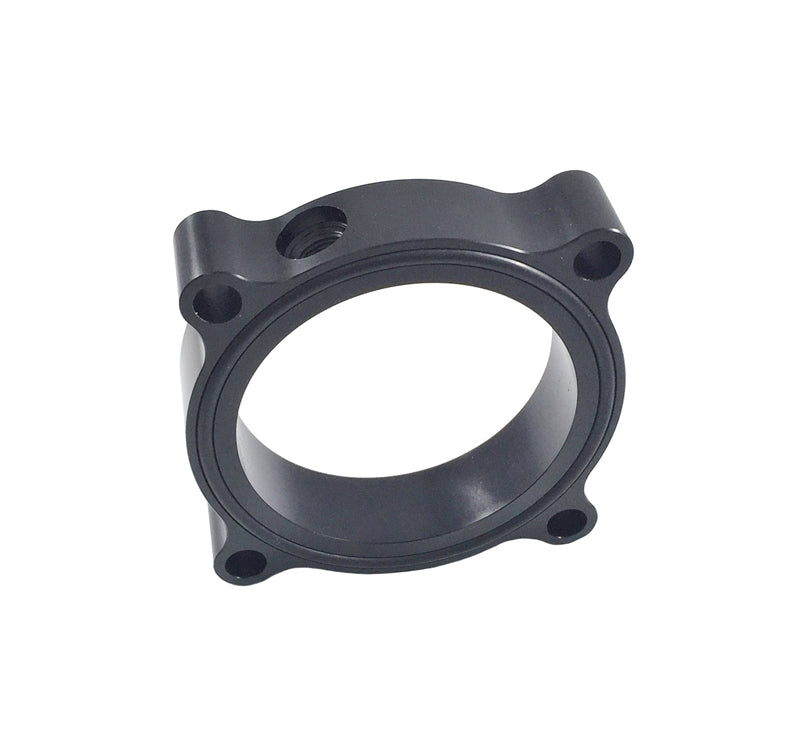 TQS TB Spacer - Black - Torque Solution Throttle Body Spacer (Black): Audi / Volkswagen 2.0T FSI SI