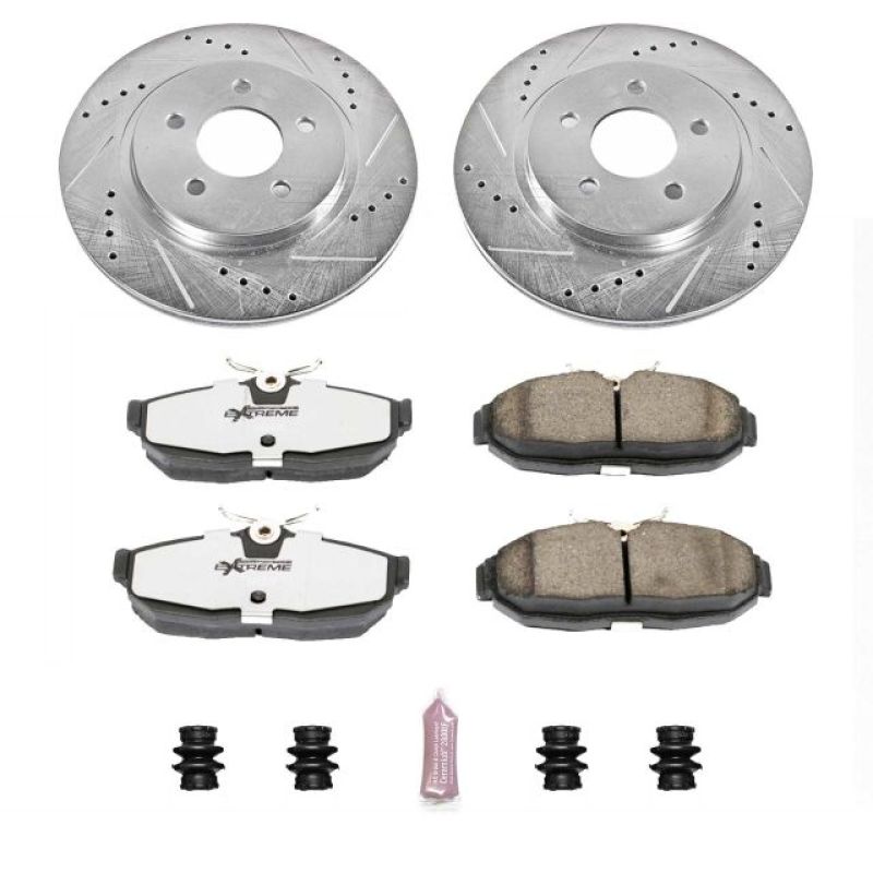PSB Z26 Street Warrior Kit - Power Stop 05-11 Ford Mustang Rear Z26 Street Warrior Brake Kit