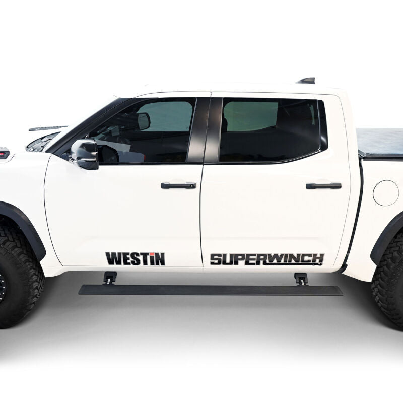 WES Running Boards - Pro-e - Westin 22-23 Toyota Tundra CrewMax Pro-e Running Boards - Tex. Blk