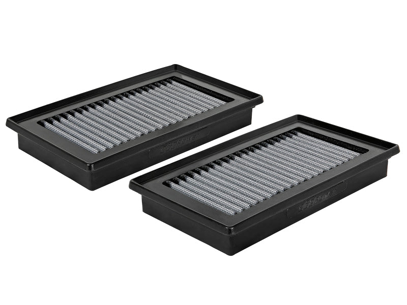 AFE Direct Fit Pro DRY S Air Filter - aFe Magnum FLOW Pro DRY S OE Replacement Filter (Pair) 14-19 Infiniti Q50 V6 3.5L/3.7L