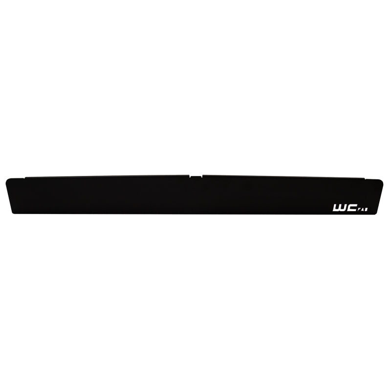 WCF Bumper Grilles - Wehrli 15-19 Chevrolet 2500/3500 Front Bumper Valance Filler Panel Kit w/o Tow Hooks - Texture Black