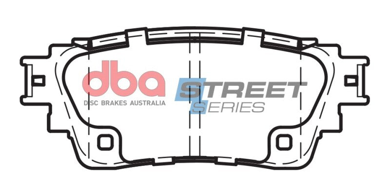 DBA Street Series Brake Pads - DBA 18-22 Mitsubishi Eclipse Cross (w/Electronic Parking Brake) Street Series Rear Brake Pads