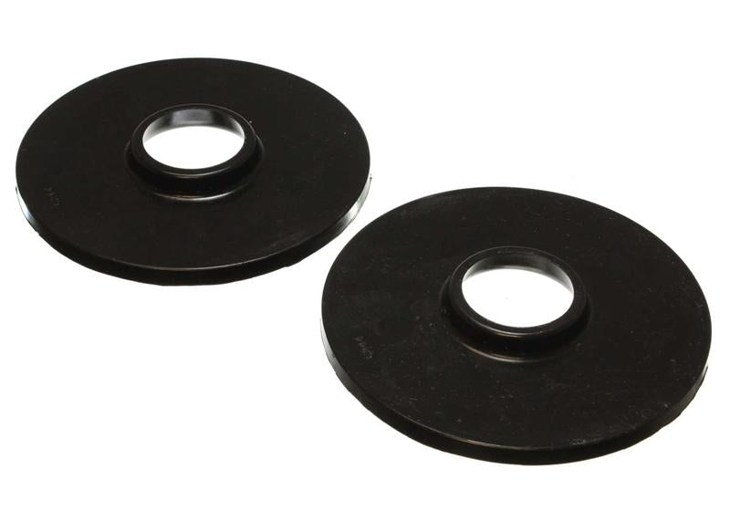 ES Spring Isolators - Black - Energy Suspension 97-06 Jeep Wrangler YJ & TJ Black Rear Coil Spring Isolator Set
