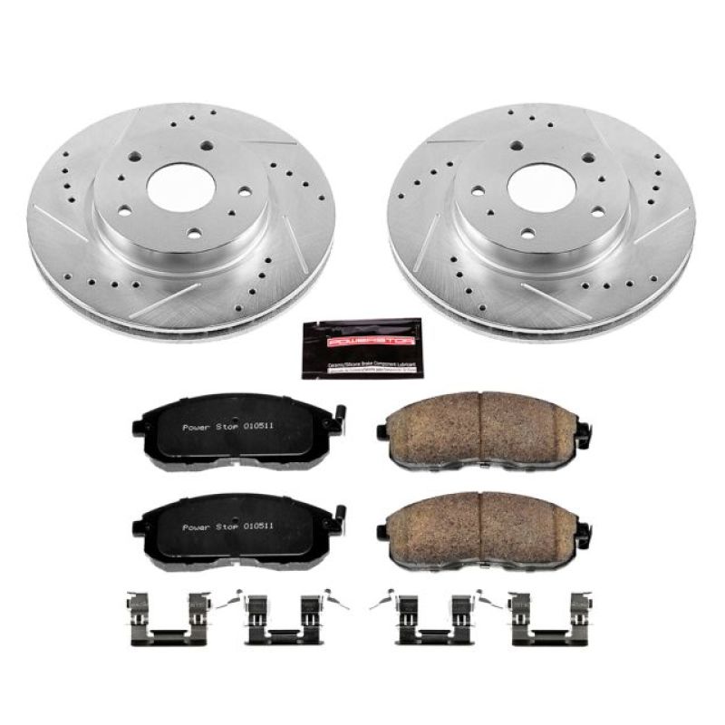PSB Z23 Evolution Kit - Power Stop 07-13 Suzuki SX4 Front Z23 Evolution Sport Brake Kit