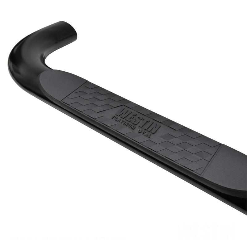 WES Nerf Bars - Platinum 4 - Westin 2019 Chevrolet Silverado/Sierra 1500 Crew Cab Platinum 4 Oval Nerf Step Bars - Black