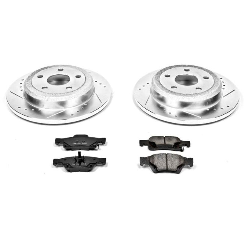 PSB Z23 Evolution Kit - Power Stop 11-19 Dodge Durango Rear Z23 Evolution Sport Brake Kit