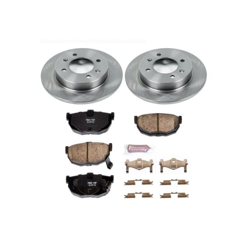 PSB Autospecialty Kit - Power Stop 97-06 Hyundai Elantra Rear Autospecialty Brake Kit