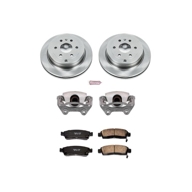 PSB Autospecialty Kit w/Cals - Power Stop 08-17 Buick Enclave Rear Autospecialty Brake Kit w/Calipers