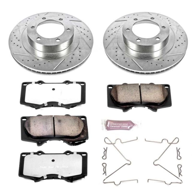 PSB Z36 Truck & Tow Kit - Power Stop 03-09 Lexus GX470 Front Z36 Truck & Tow Brake Kit