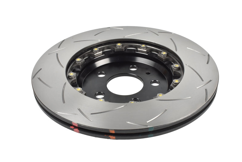 DBA 5000 Series Slotted Rotors - DBA 17-23 Tesla Model 3 Rear 5000 Series 2-Piece Slotted Rotor w/Black Hat