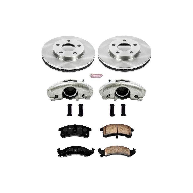 PSB Autospecialty Kit w/Cals - Power Stop 94-99 Buick LeSabre Front Autospecialty Brake Kit w/Calipers
