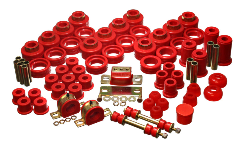ES Hyper-Flex Sets - Red - Energy Suspension 92-94 Chevy K5 Blazer / 92-99 Suburban / 92-99 GMC Denali XL/Yukon XL 2WD Red Hype