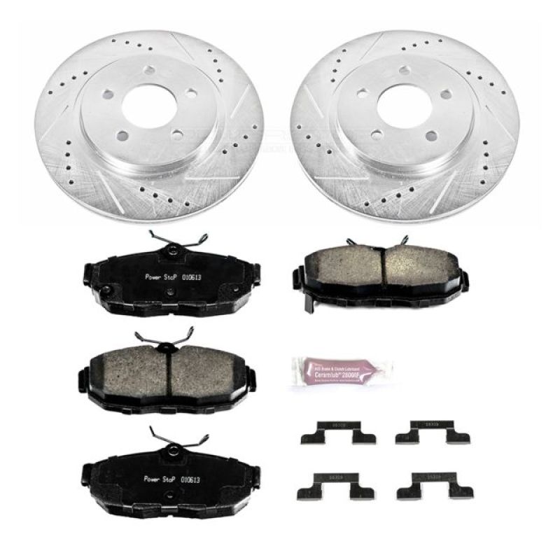 PSB Z23 Evolution Kit - Power Stop 2012 Ford Mustang Rear Z23 Evolution Sport Brake Kit