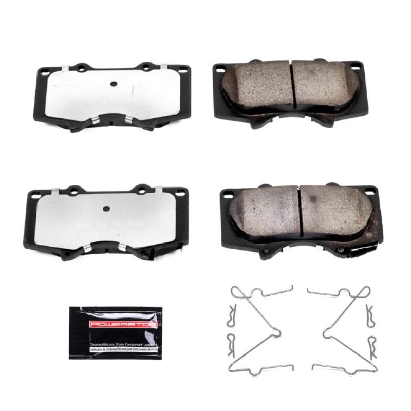 PSB Z36 Truck & Tow Brake Pads - Power Stop 10-19 Lexus GX460 Front Z36 Truck & Tow Brake Pads w/Hardware