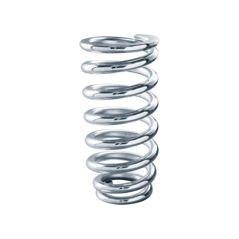 QAP Springs - 3-1/2 ID - QA1 3-1/2in ID Tapered Spring - 8in Length x 600lbs/in - Chrome Plated