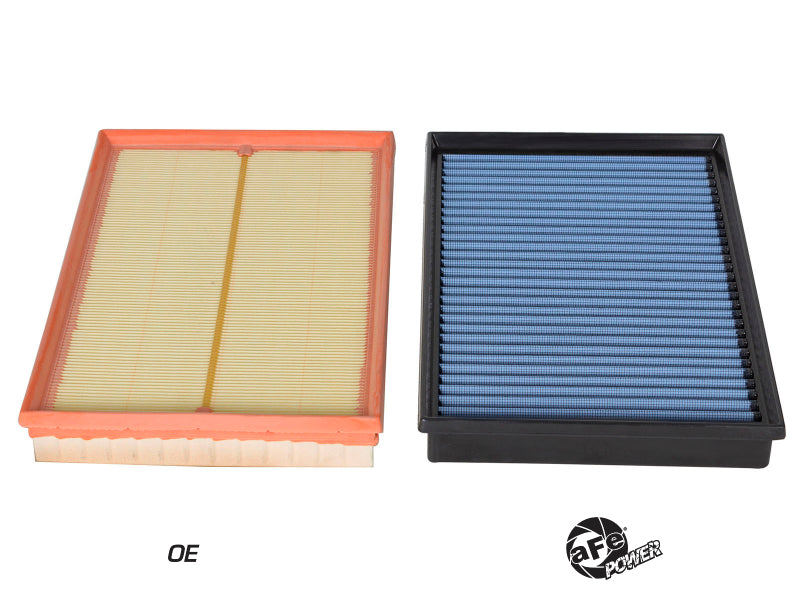 AFE P5R Drop In Air Filter - aFe MagnumFLOW OEM Replacement Air Filter PRO 5R 11-15 Mercedes-Benz SLS AMG V8-6.3L (Single Filter)