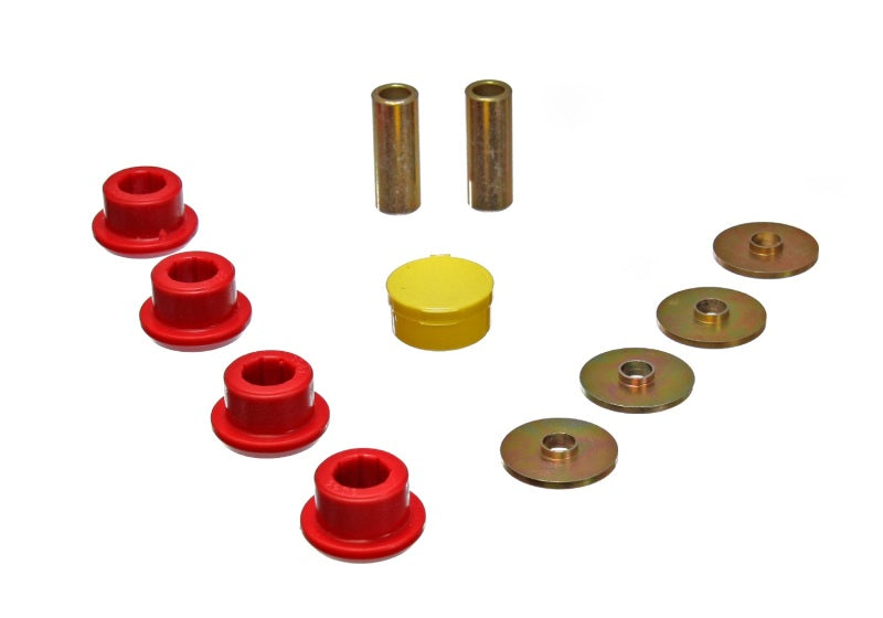 ES Cntrl Arm Bushings - Red - Energy Suspension 63-82 Chevrolet Corvette Red Rear End Control Arm Bushing Set