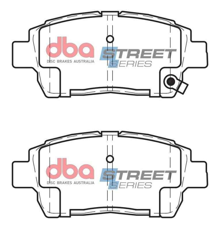 DBA Street Series Brake Pads - DBA 11-15 Scion iQ (Excl EV) Front Street Series Brake Pads