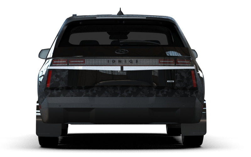 RAL Classic Blk Flap/Blk Logo - Rally Armor 2025 Hyundai Ioniq 5 XRT Black Mud Flap Black Logo