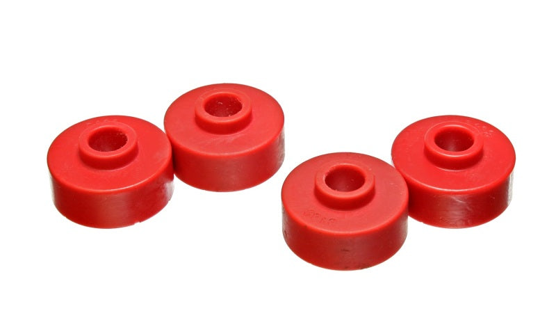 ES Spring/Shackle Bush - Red - Energy Suspension Corvette Rear Spring Cushion - Red