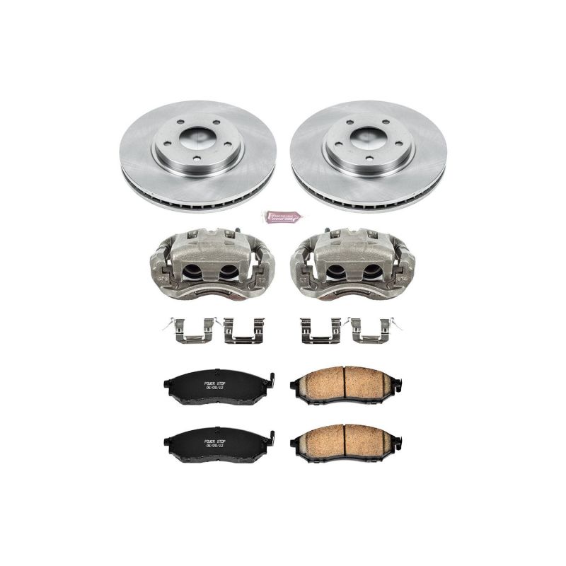 PSB Autospecialty Kit w/Cals - Power Stop 03-04 Infiniti M45 Front Autospecialty Brake Kit w/Calipers