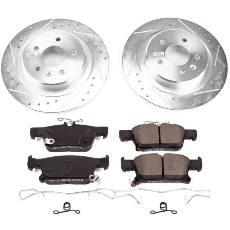 PSB Z23 Evolution Kit - Power Stop 16-18 Buick Envision Rear Z23 Evolution Sport Brake Kit