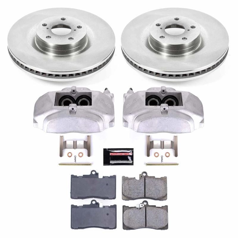 PSB Autospecialty Caliper - Power Stop 11-12 Lexus IS350 Front Autospecialty Kit w/Cals