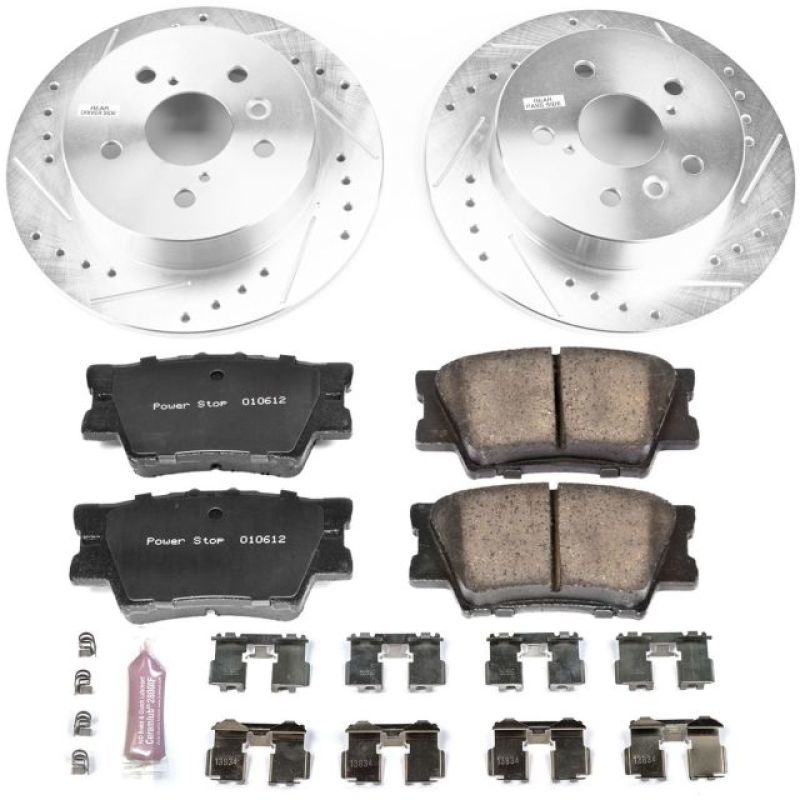 PSB Z23 Evolution Kit - Power Stop 18-19 Toyota Camry Rear Z23 Evolution Sport Brake Kit