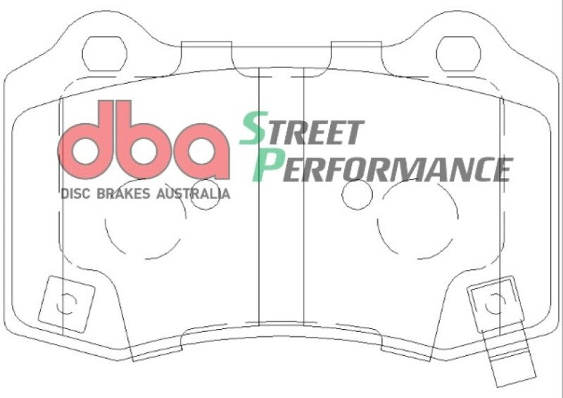 DBA SP500 Brake Pads - DBA 2010 Camaro SS SP500 Rear Brake Pads