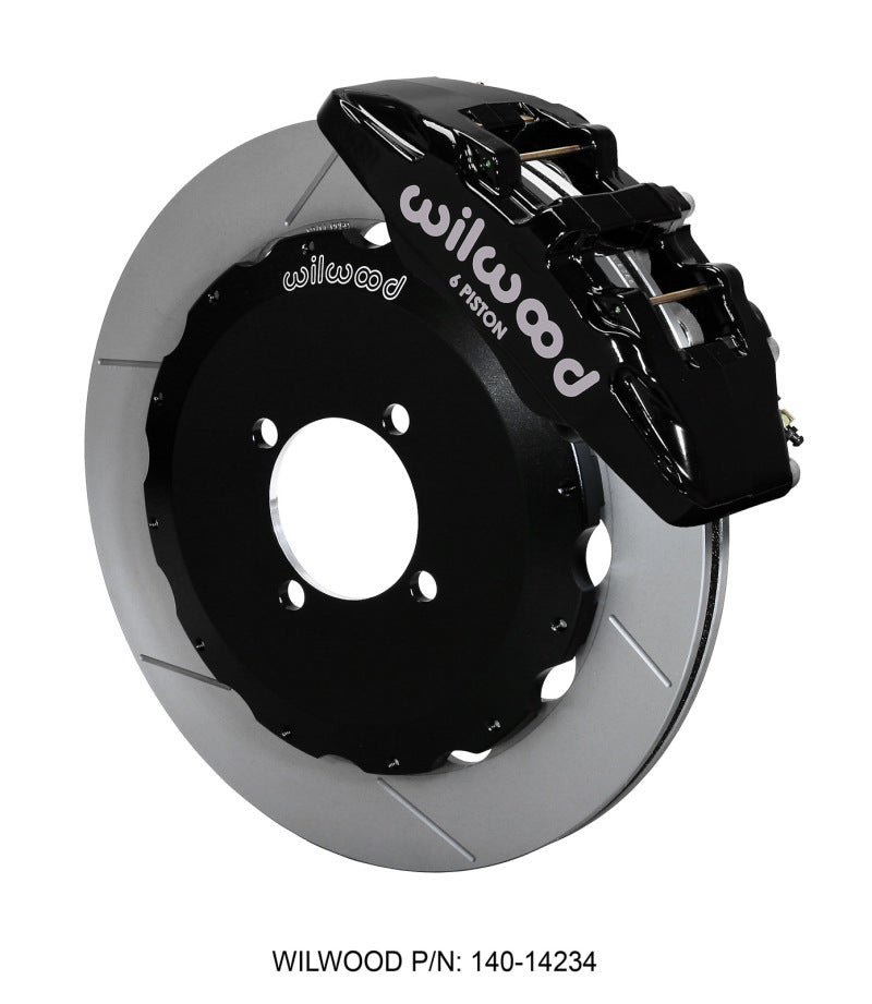 WIL Dynapro Brake Kit - Wilwood Dynapro 6 Front Hat Kit 12.88in 2016-Up Mazda MX5 Miata w/ Lines