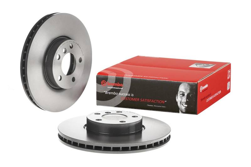 BRB 2 Piece Replacement Discs - Brembo 328x28mm T1 RH Zinc Plated Gold PISTA Replacement Disc