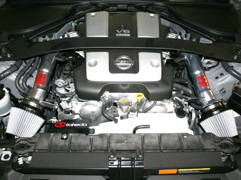 AFE Takeda Stage-2 Cold Air Intakes - aFe Takeda Stage-2 Pro DRY S Cold Air Intake System Nissan 370Z 09-17 V6-3.7L