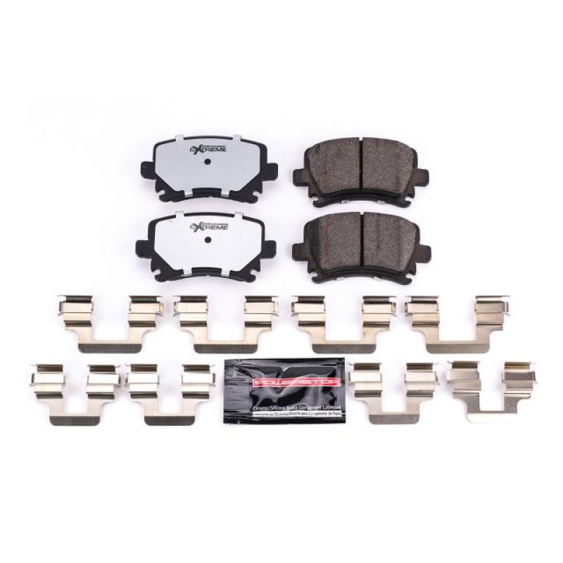 PSB Z26 Extreme Brake Pads - Power Stop 06-09 Audi A3 Rear Z26 Extreme Street Brake Pads w/Hardware