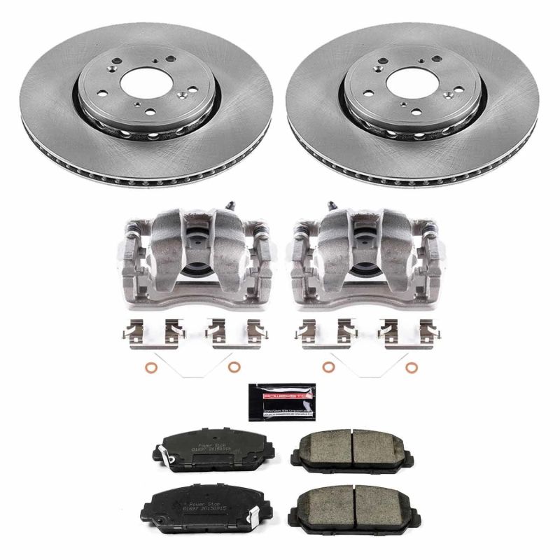 PSB Autospecialty Kit w/Cals - Power Stop 2016 Acura ILX Front Autospecialty Brake Kit w/Calipers